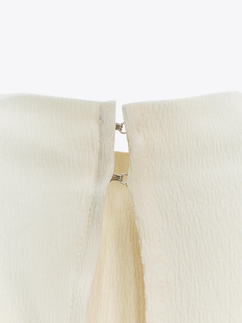 Zara Textured Midi Dress in Cream - Picture 8 of 8